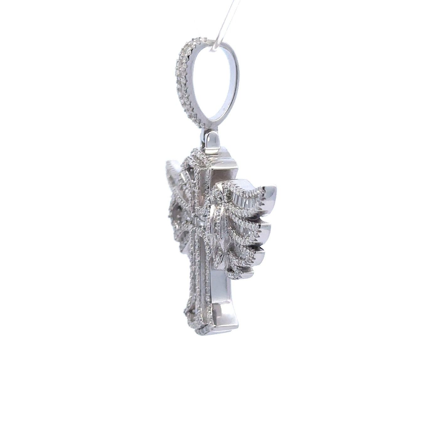 MIRAGEST 3.7 CTW 925 CZ GOLD RHODIUM PENDANT I 995792