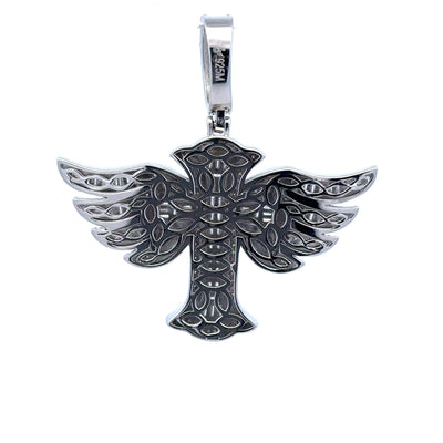 MIRAGEST 3.7 CTW 925 CZ GOLD RHODIUM PENDANT I 995792
