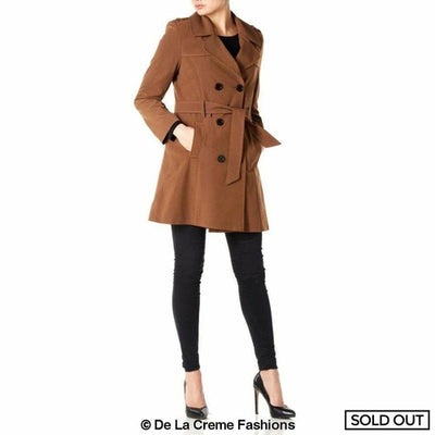 Spring/Summer Military Double Breasted Trench Coat (9049-SP)